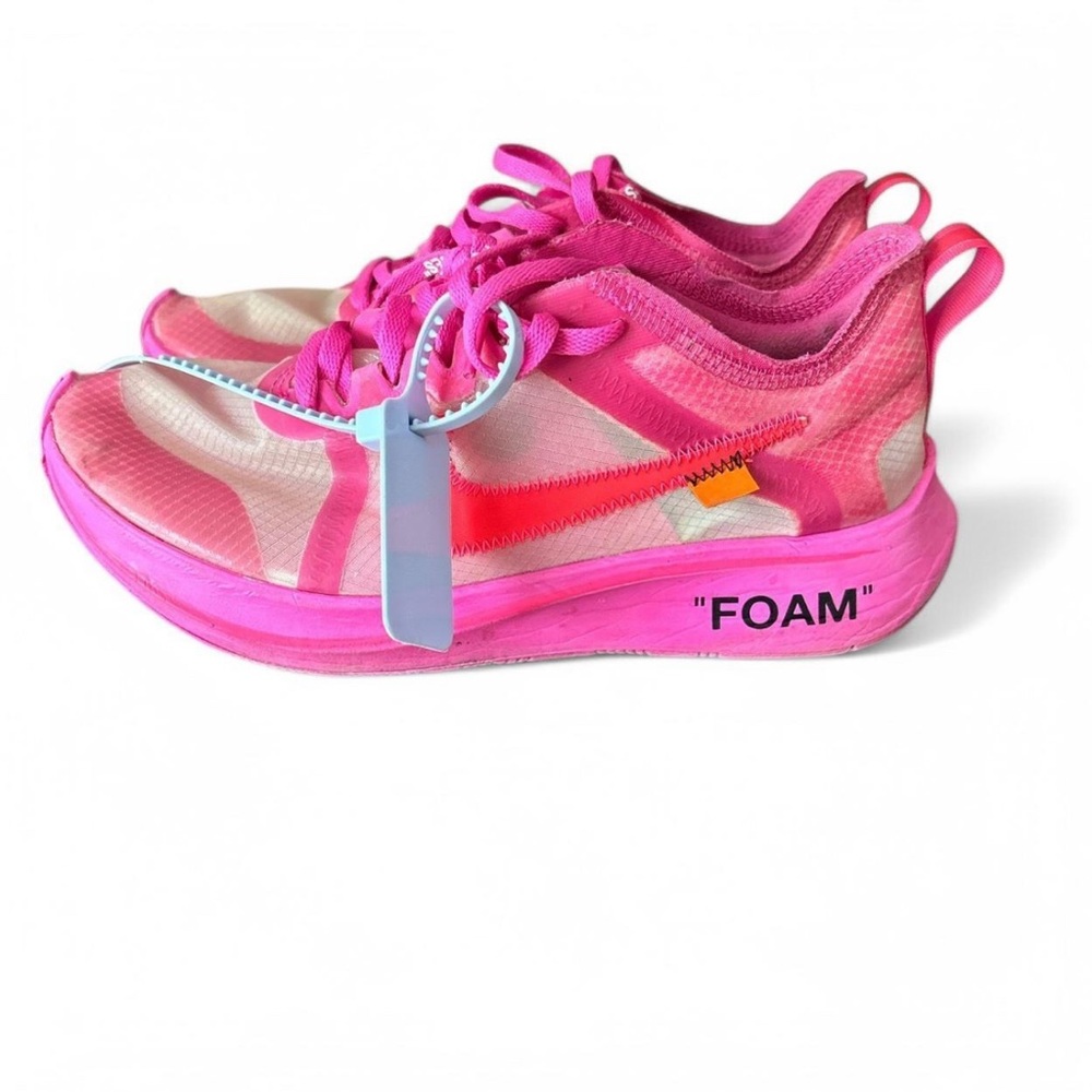 Pink Athletic Sneakers with Foam Detail